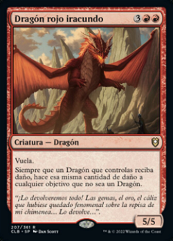 Dragón rojo iracundo image