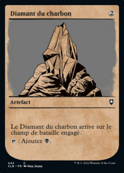 Diamant de charbon de bois