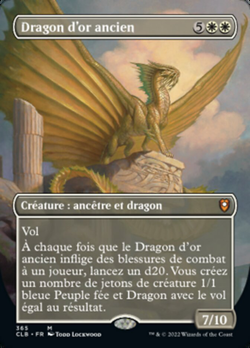 Dragon d'or ancien