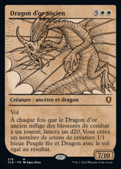 Dragon d'or ancien image