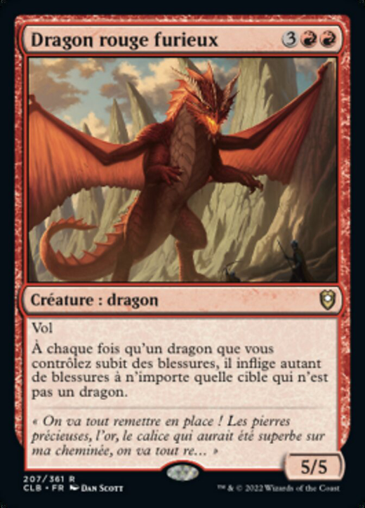 Wrathful Red Dragon Full hd image