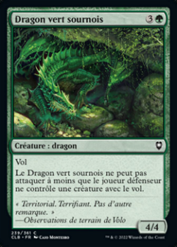 Dragon vert sournois image