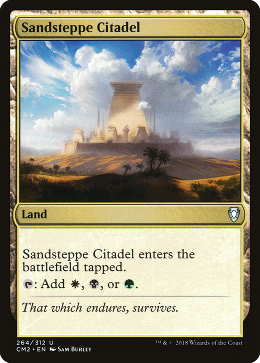 Citadelle de la steppe de sable image