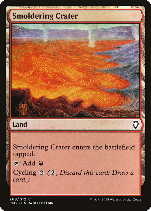 Dampfender Krater image