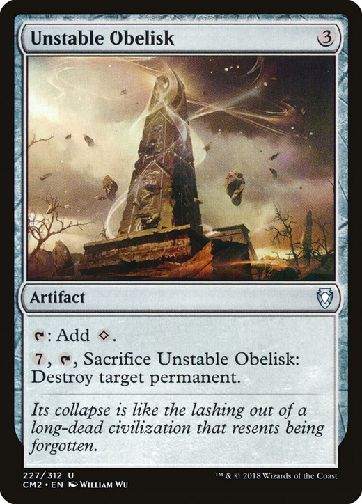 Instabiler Obelisk image
