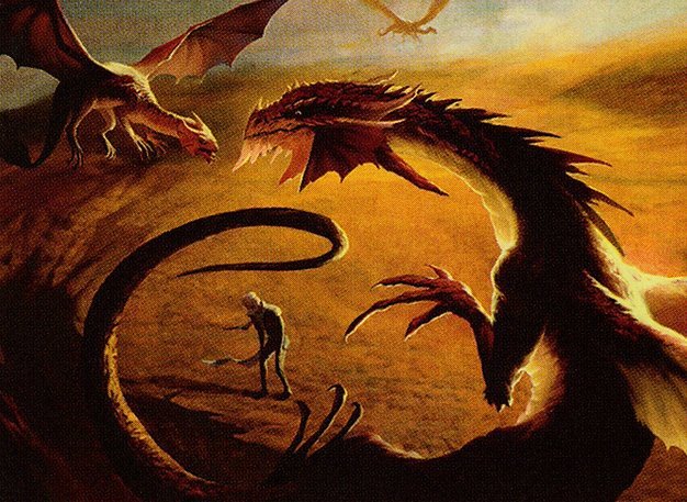 Death by Dragons Crop image Wallpaper