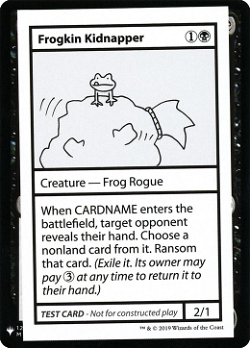 Frogkin Kidnapper Playtest image