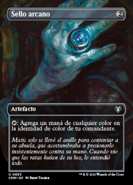 Card image in hand