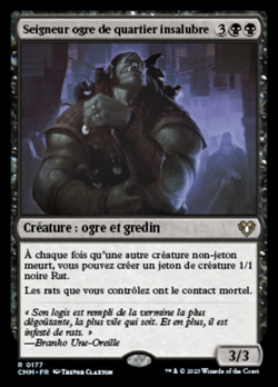 Seigneur ogre de quartier insalubre image