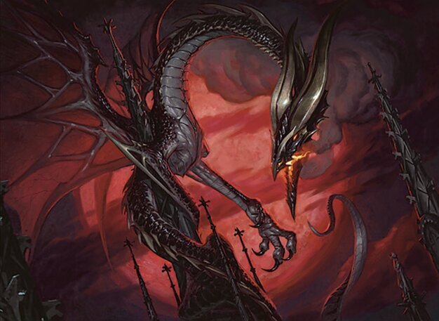 Balefire Dragon Crop image Wallpaper