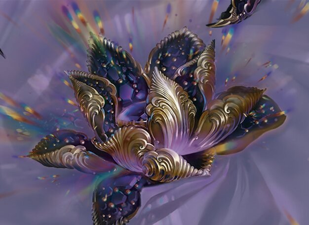Jeweled Lotus Crop image Wallpaper