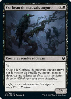 Corbeau de mauvais augure