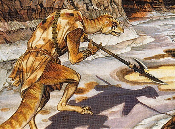 Lizard Warrior Crop image Wallpaper