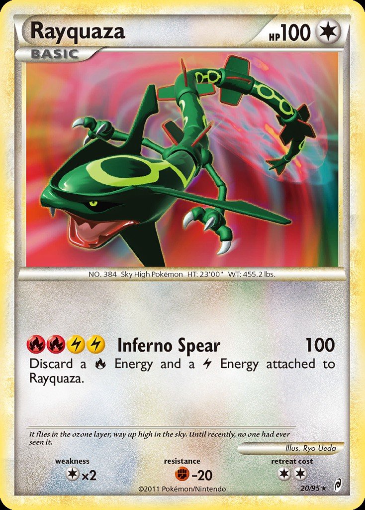 Rayquaza CL 20 Crop image Wallpaper