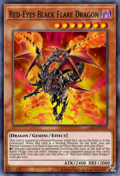 Red-Eyes Black Flare Dragon Full hd image