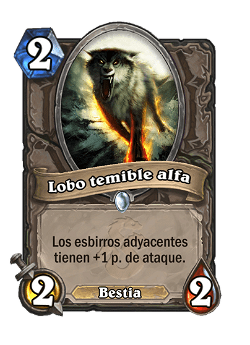 Lobo temible alfa