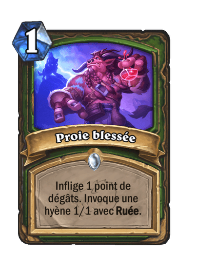 Proie blessée image