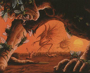 Resultado de imagem para Pestilence mtg full art