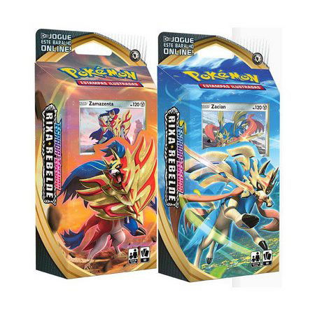 2 Decks Pokémon Espada E Escudo Rixa Rebelde Zacian E Zamazenta Crop image Wallpaper