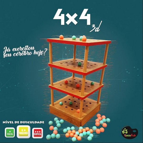 Jogo 4x4 3d, Loja EcoArte Brinquedos