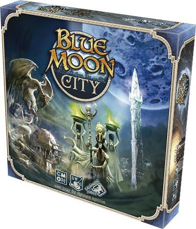 Blue Moon City Crop image Wallpaper