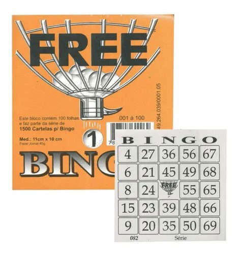 Cartelas De Bingo Free Jornal Com 100 Folhas Crop image Wallpaper