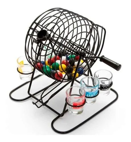 De Bingo Globo Com Copos 55pçs Drink Game Shot Presente Crop image Wallpaper