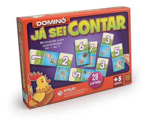 Dominó Já Sei Contar Grow Crop image Wallpaper