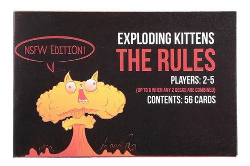 Explodir Kittens Cartão Jogo Partido Jogar Cartas Nsfw Crop image Wallpaper