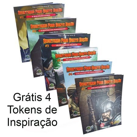 Kit 6 Livros Dungeons & Dragons Crop image Wallpaper