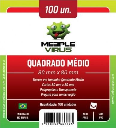 Meeple Virus Quadrado Médio (80Mm X 80Mm) Crop image Wallpaper