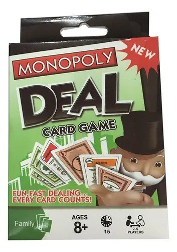 Monopoly Deal Card Game Mesa Jogos De Tabuleiro Fast Dealing Crop image Wallpaper