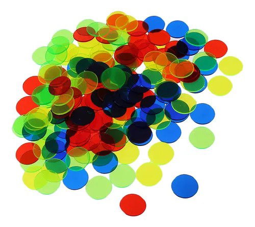 Pacote De 100 Fichas De Bingo (multi Color)? Marcadores Tran Crop image Wallpaper