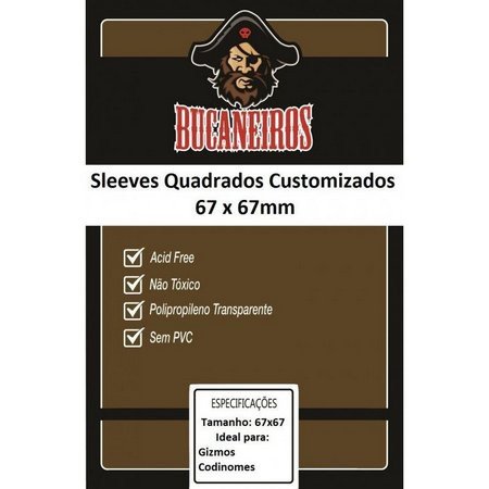 Sleeve Bucaneiros Customizado Gizmos e Codinomes (67mm X 67mm) Crop image Wallpaper