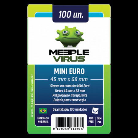 Sleeve Meeple Vírus Mini Euro (45mm x 68mm) Crop image Wallpaper