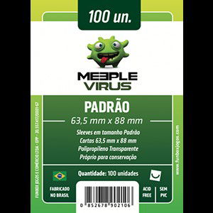 Sleeve Meeple Vírus Padrão (63,5mm x 88mm) Crop image Wallpaper