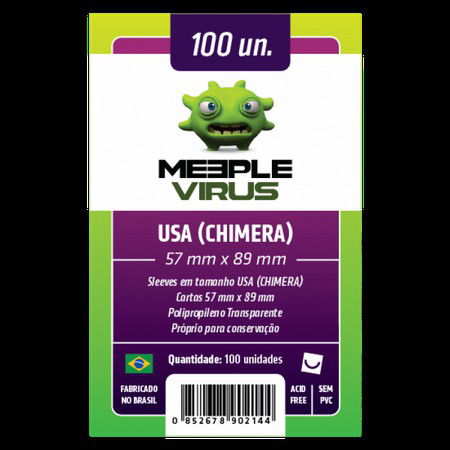 Sleeve Meeple Vírus Usa Chimera (57mm x 89mm) Crop image Wallpaper