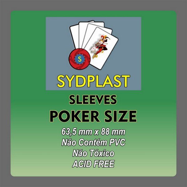 Sleeve Padrão (Poker Size) Sydplast (63,5X88) Crop image Wallpaper