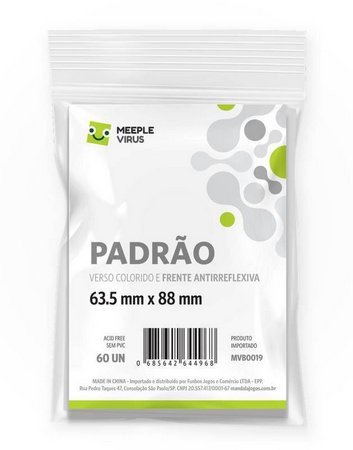 Sleeves Padrão Branco (63,5 X 88Mm) Crop image Wallpaper