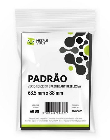 Sleeves Padrão Preto (63,50 X 88Mm) Crop image Wallpaper