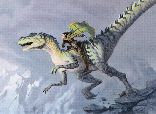 Allosaurus Rider Crop image Wallpaper