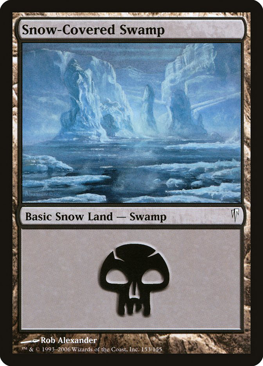 Snow-Covered Swamp image