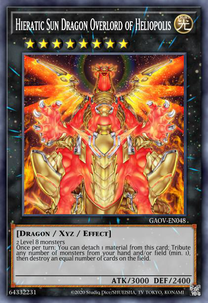 Dragon Solaire Hiératique, le Seigneur du Dragon Suprême d'Héliopolis image