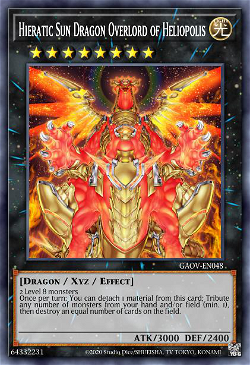 Dragon Solaire Hiératique, le Seigneur du Dragon Suprême d'Héliopolis