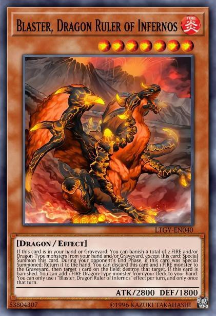 Blaster, Dragon Ruler of Infernos Crop image Wallpaper