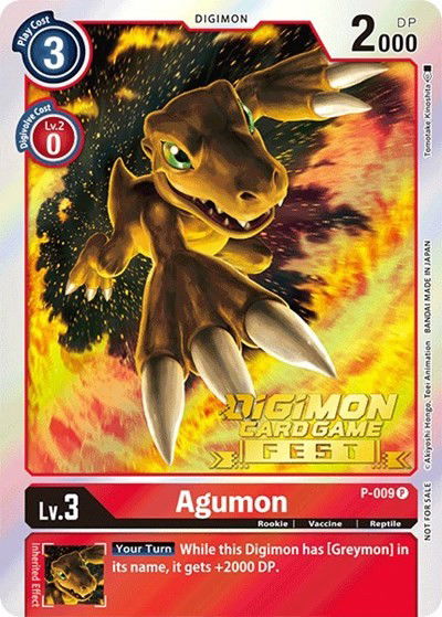 Agumon - P-009 Crop image Wallpaper