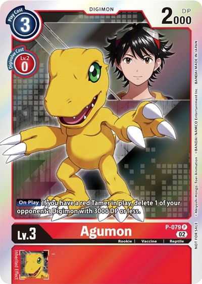 Agumon - P-079 Crop image Wallpaper