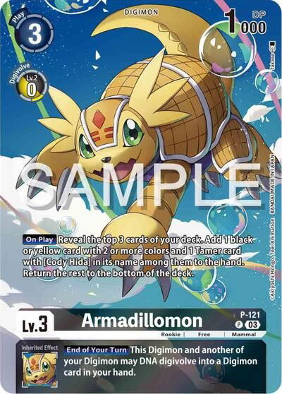 Armadillomon - P-121 Crop image Wallpaper