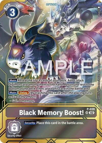 Black Memory Boost! - P-039 Crop image Wallpaper