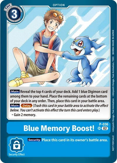 Blue Memory Boost! Crop image Wallpaper